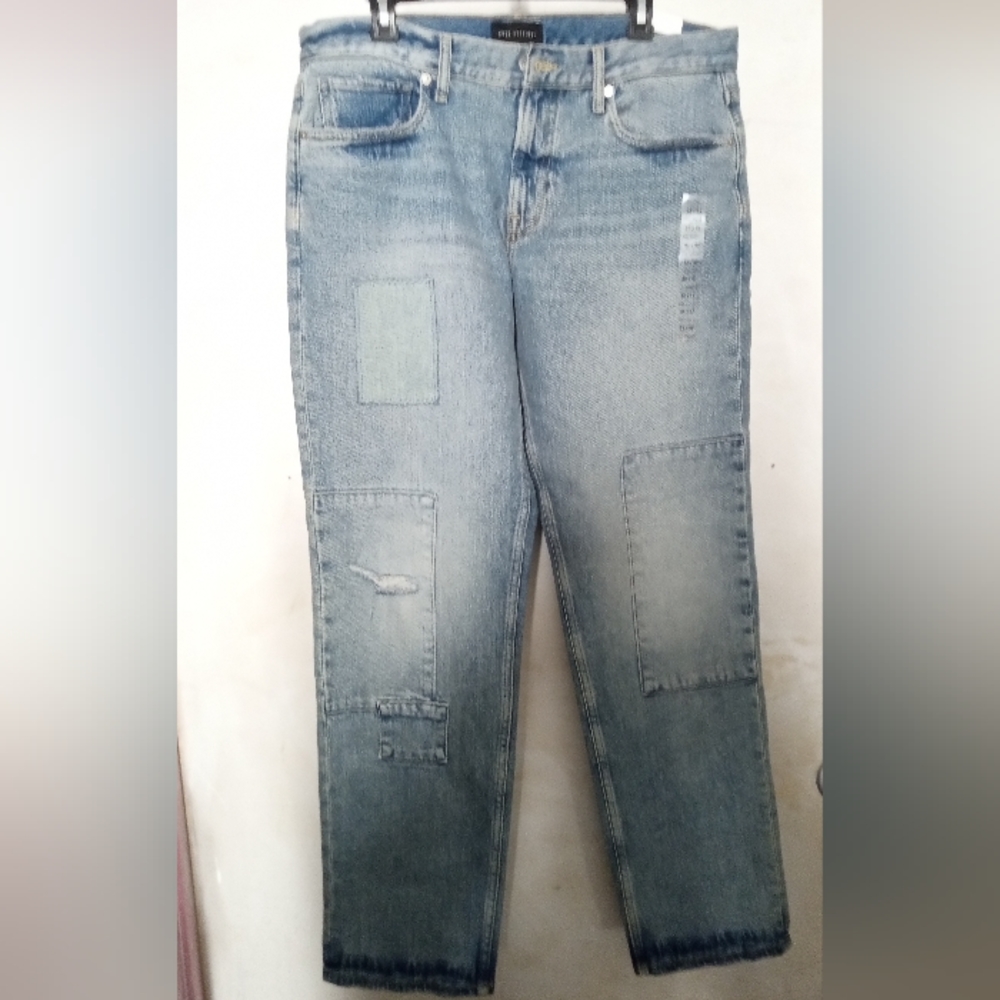 FREE ASSEMBLY MEN'S MODERN STRAIGHT JEANS Size 36X32- Style #52469..